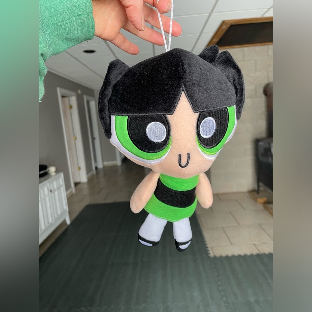 Powerpuff Girls Buttercup Plush Toy Doll 10 " With Suction Cup String Cling